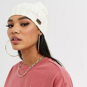 Nike Pom Pom Cream Beanie 